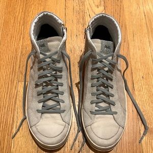 P448 Skate Hi Top Sneaker Womens, 11.5-12, Cristal